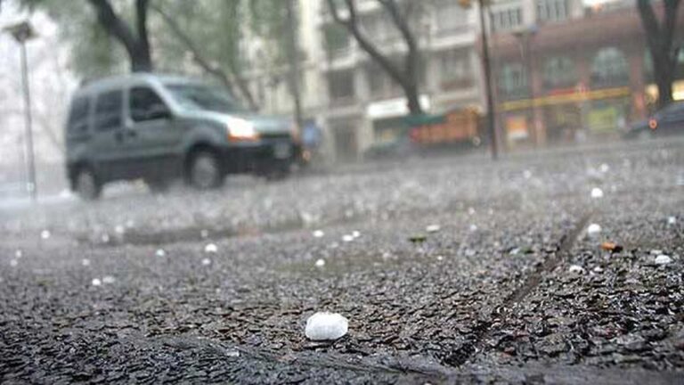 Tormenta con granizo