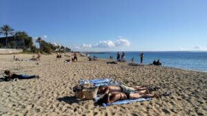 playa buen tiempo invierno