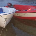 Imagen de las pateras halladas este jueves