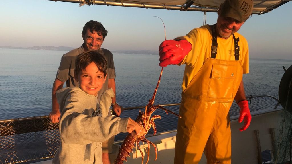 langosta pescaturismo