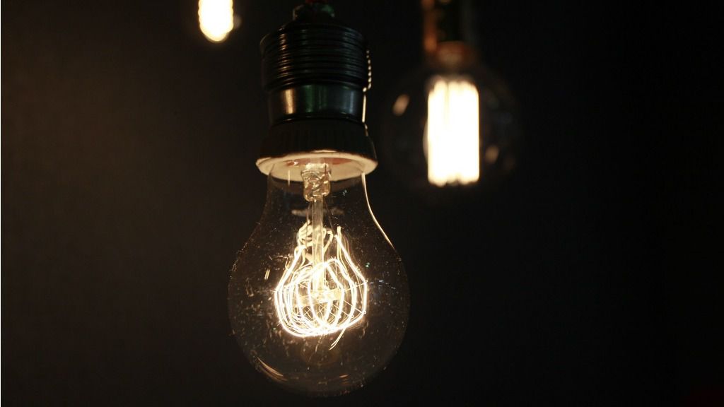 energía, bombilla, luz
