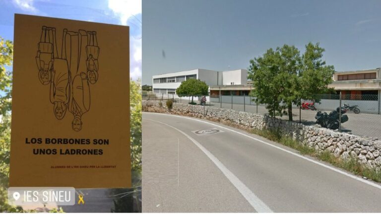 IES Sineu adoctrinamiento borbones ladrones