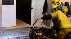 Imagen de la actuaci&oacute;n de Bombers de Palma