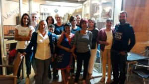 Responsables de algunas colonias de la isla