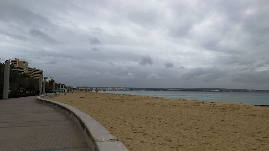 playa mal tiempo