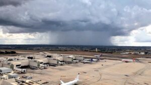 tormenta aeropuerto