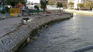 illot sant lloren&ccedil; destrozos