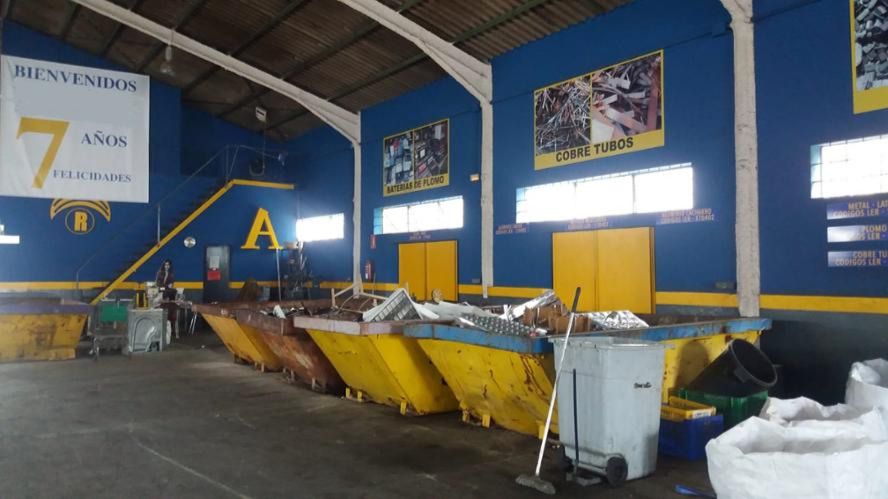 Imagen del interior de la nave clausurada