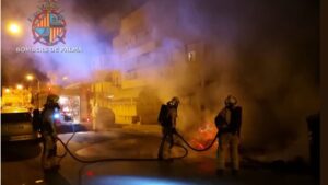 contenedores quemados bomberos rafal