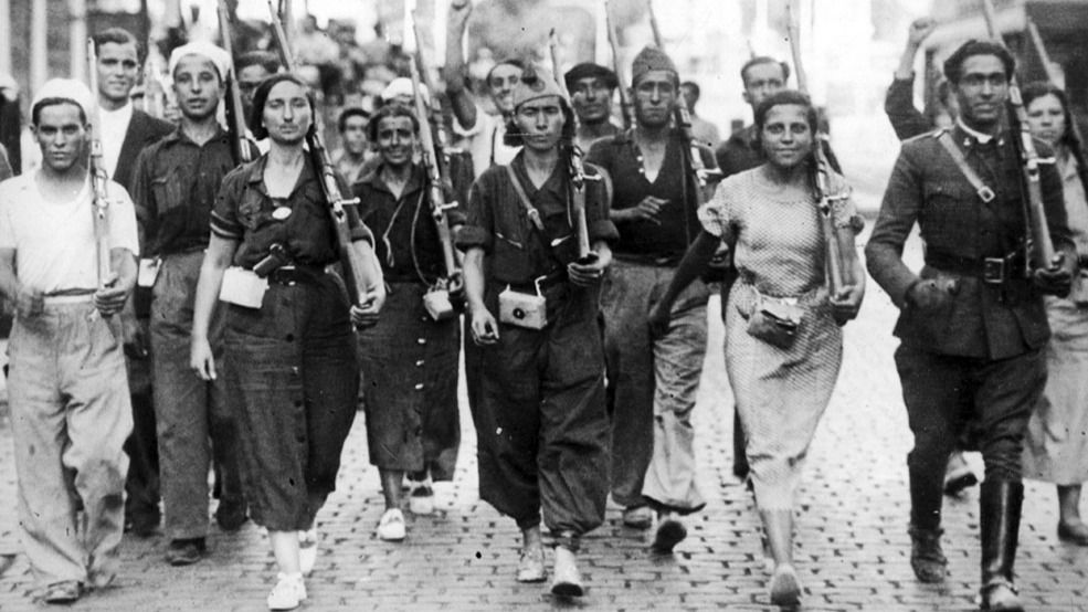 milicianos guerra civil