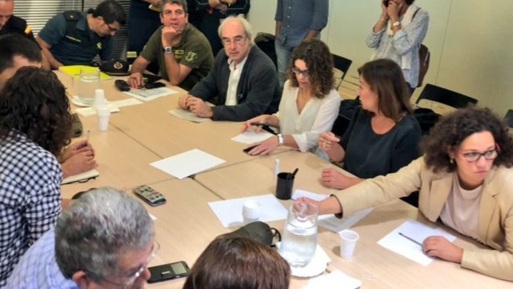 Reunión del día 10 de octubre entre el 112 y el Govern