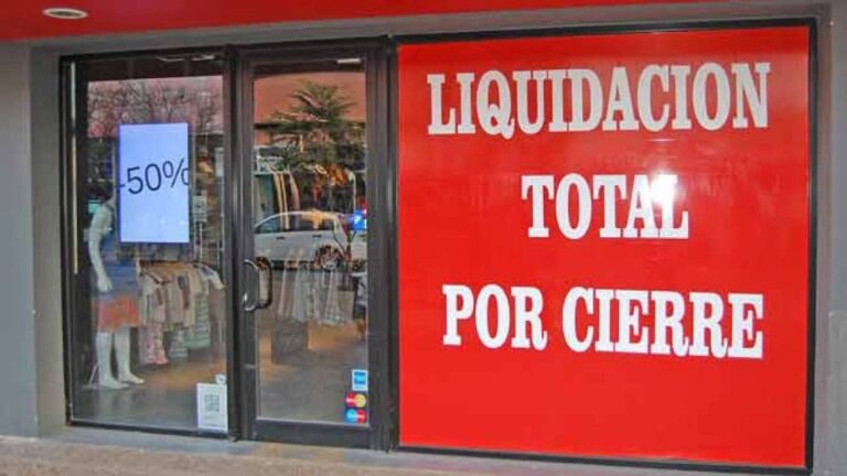 comercio liquidación por cierre