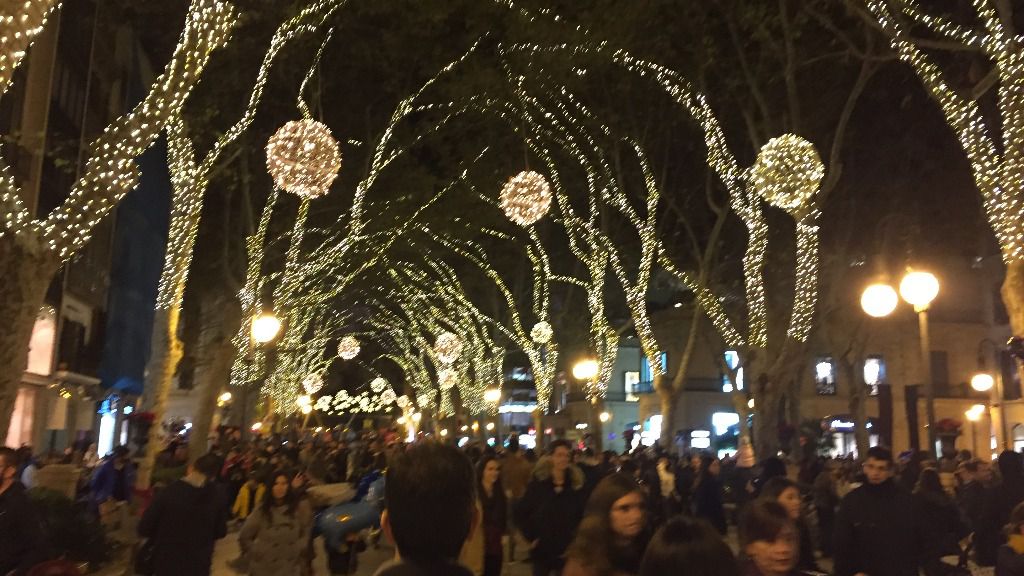 Navidad iluminación luces