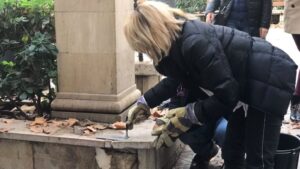 comerciantes limpieza centro