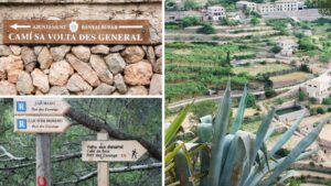 Imagen de los carteles indicadores de "la volta del general'