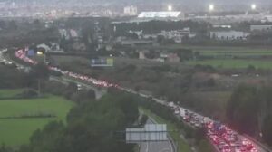 colapso autopista aeropuerto