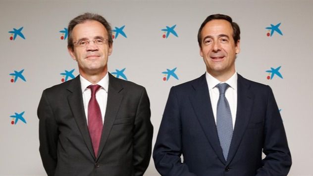 jordi gual y Gonzalo Gortázar caixabank