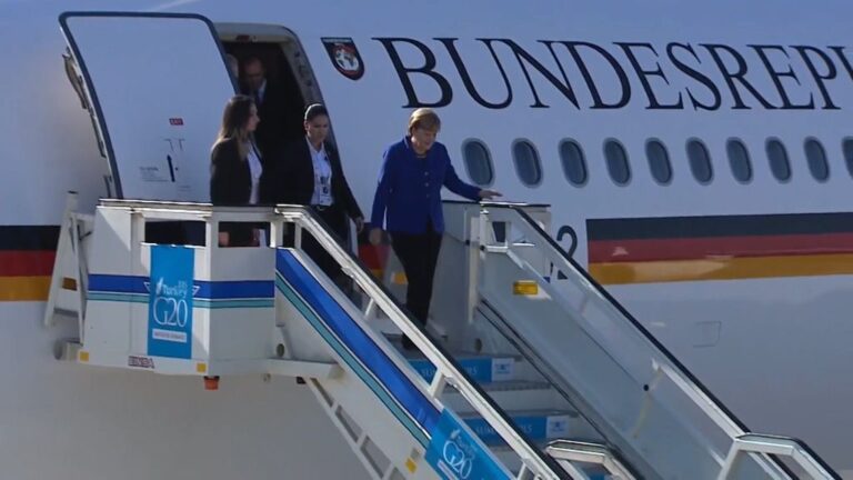 avión angela merkel