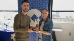 Sandra Hern&aacute;ndez y Eloy Rojas Padel