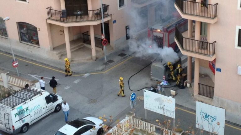 incendio contenedores