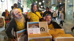 antiautopistas manifestacion