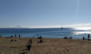 playa buen tiempo invierno