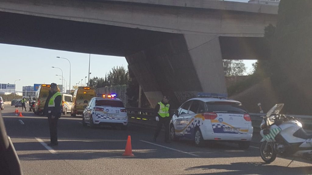 Accidente vía cintura