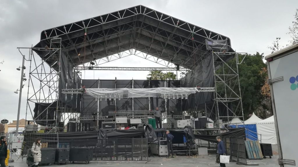 escenario concierto