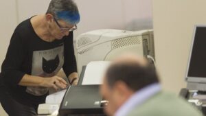 trabajadores oficina