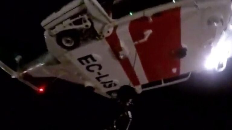 salvamento marítimo helicoptero