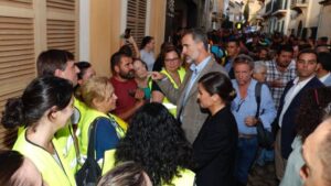 rey felipe inundaciones sant lloren&ccedil;