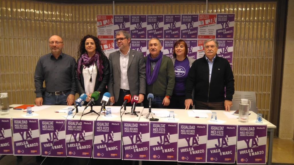 ugt ccoo 8m feminismo