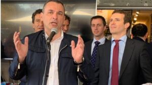 Casado, junto a Ruiz este viernes en Calvi&aacute;