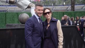 Beckham y victoria