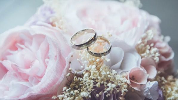 ramo anillos boda