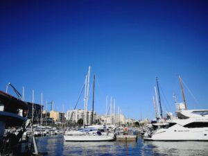 buen tiempo sol yates mar