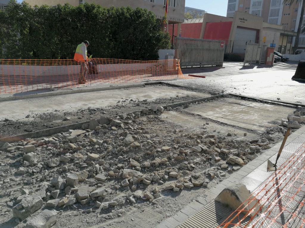 empiezan las obras playa de Palma