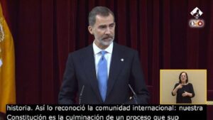 rey felipe constitucion