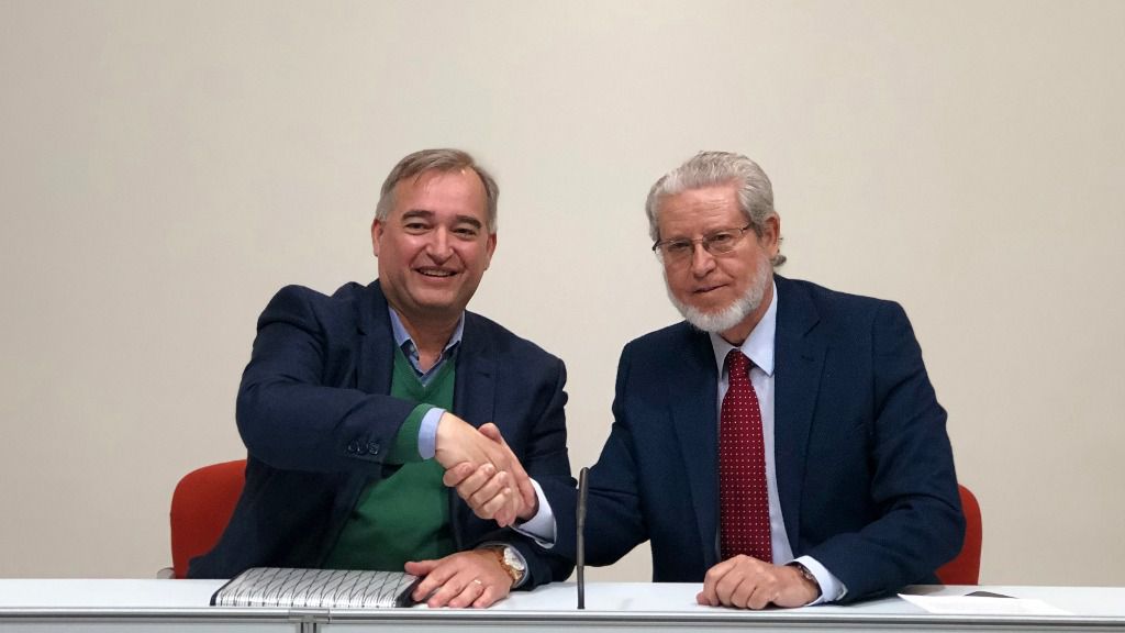 Rafael Nicolau y Eduardo López