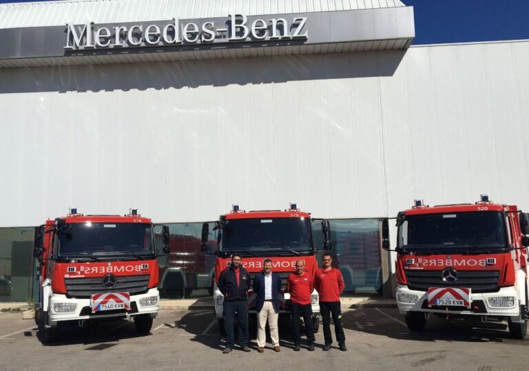 camiones de bomberos