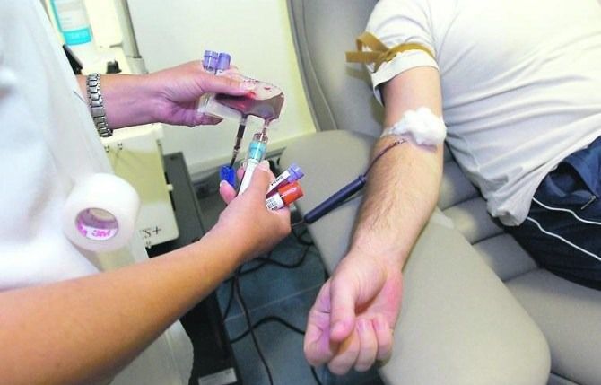 donar sangre