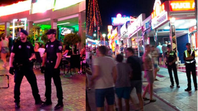 policia en punta ballena