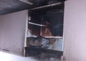 cocina incendio