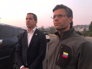 leopoldo lopez y Juan Guaid&oacute;