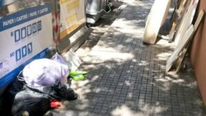 Basura calle Joan Lluis Estelrich