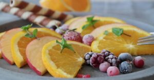 naranjas postre frutas