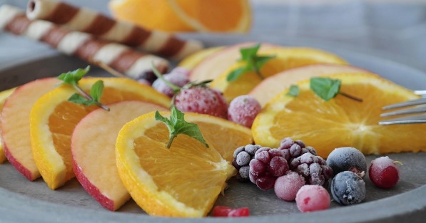 naranjas postre frutas
