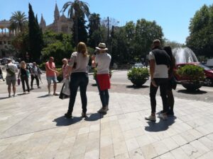 turistas, born, catedral, tiempo, Palma