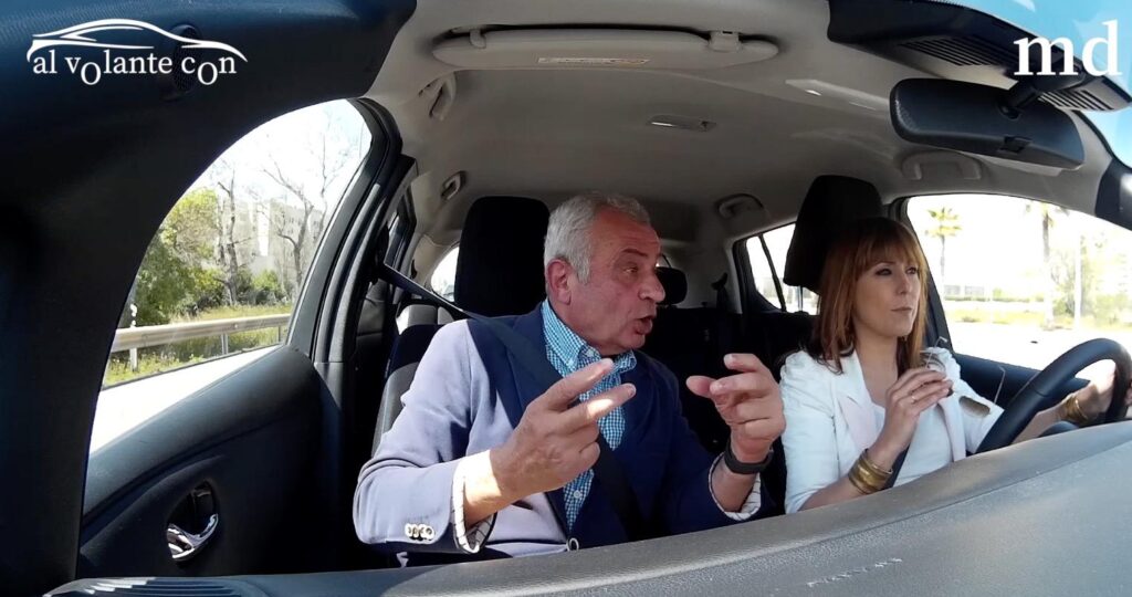 Fulgencio coll al volante con