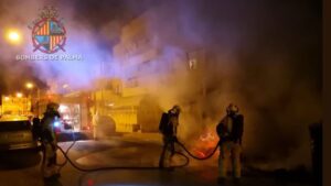 contenedores quemados bomberos rafal